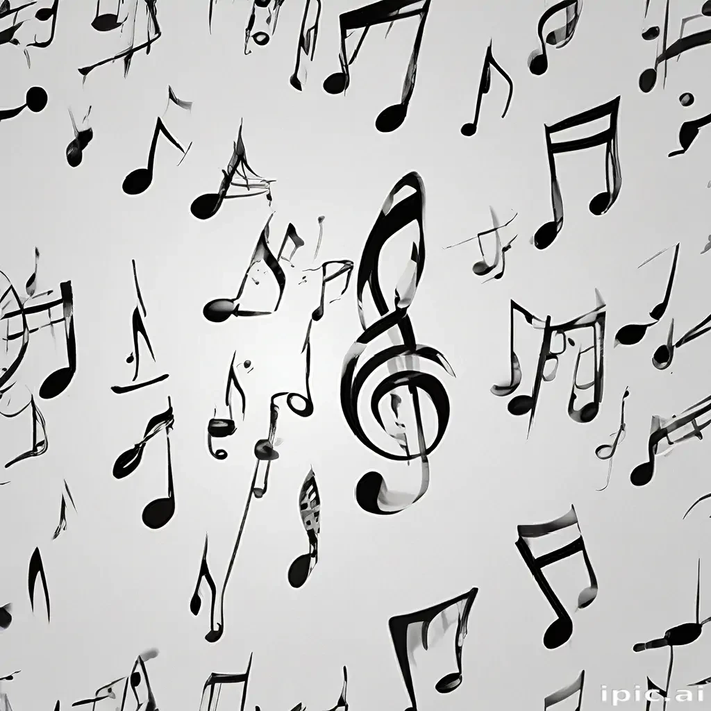 music notes transparent