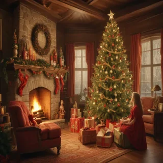 vintage christmas images to print