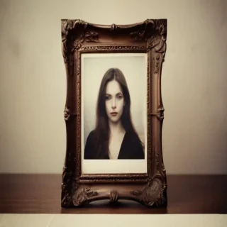 aesthetic polaroid frame