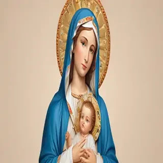 virgin mary clip art