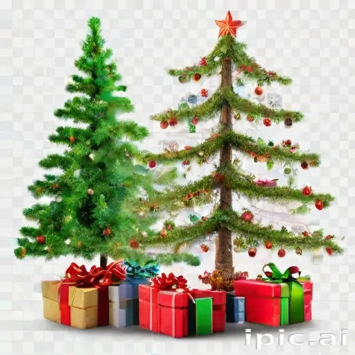 transparent christmas tree