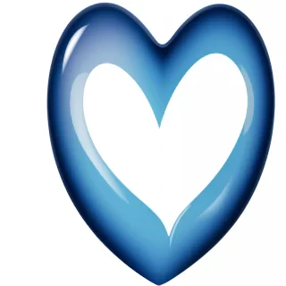 blue heart png
