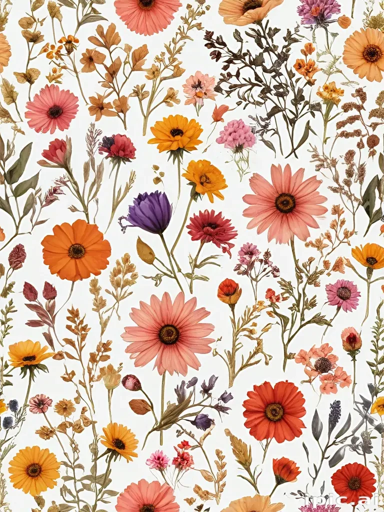 dried flowers png