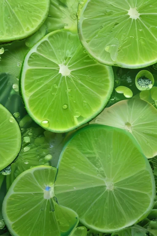 lime green background