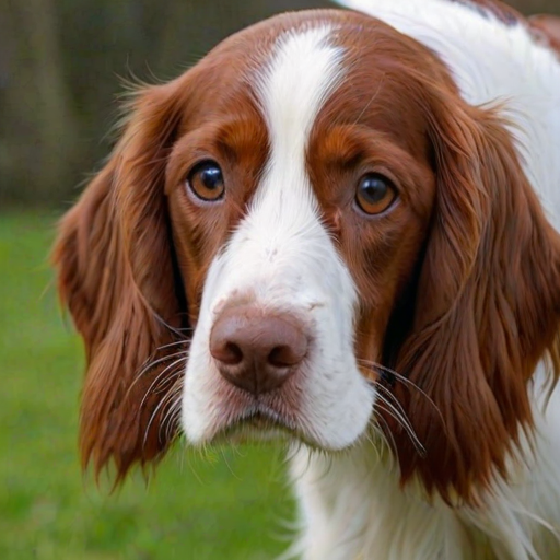irish red and white setter