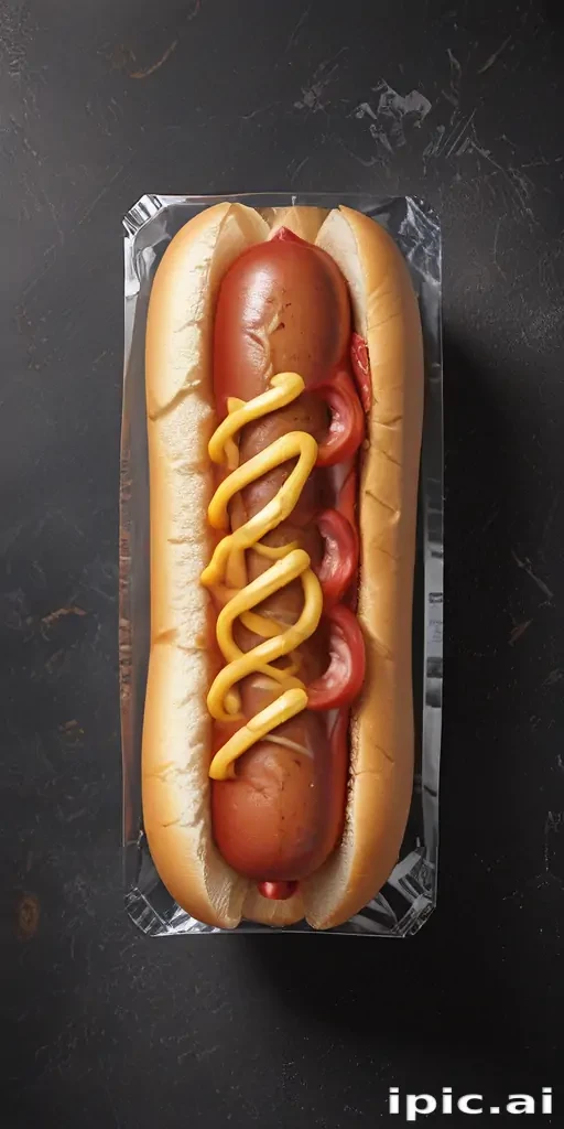 transparent hot dog