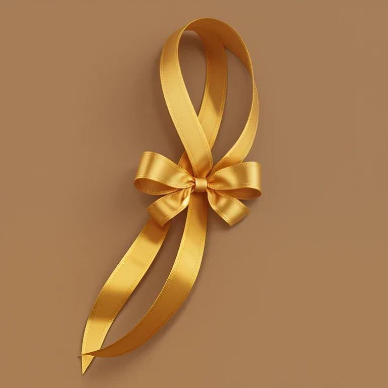 golden ribbon png