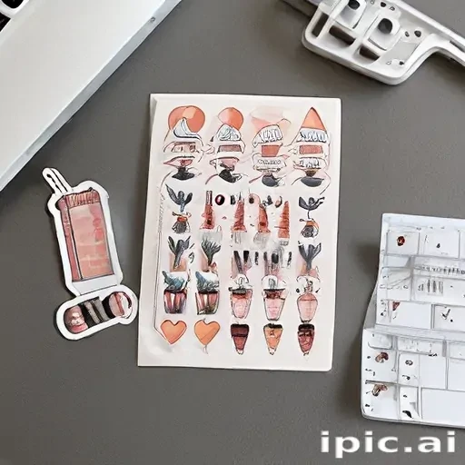 aesthetic printable stickers