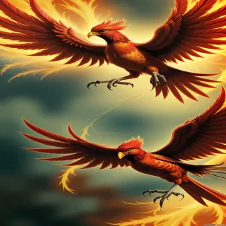 wallpaper phoenix bird