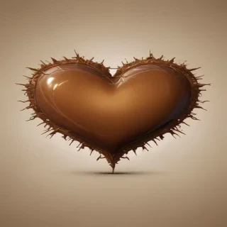 brown heart