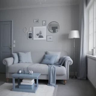 grey blue aesthetic