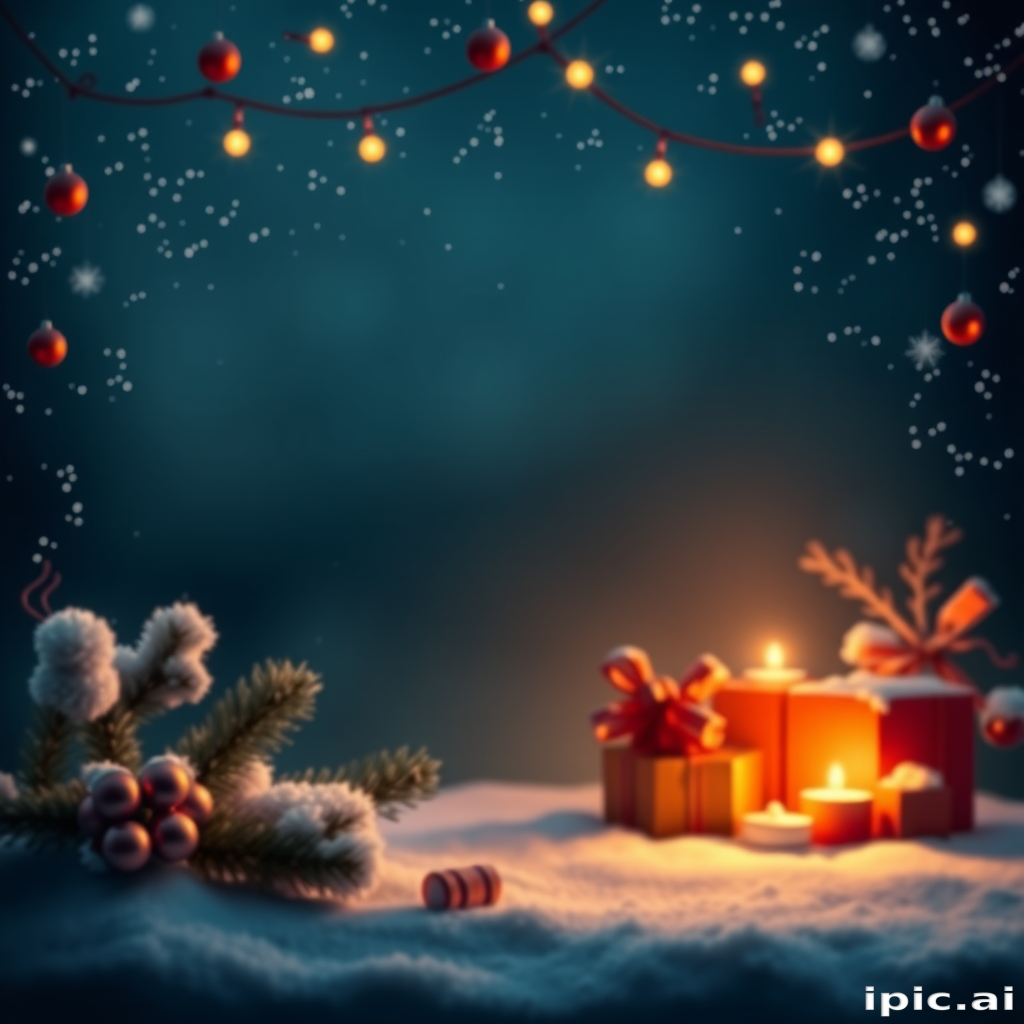christmas background frame
