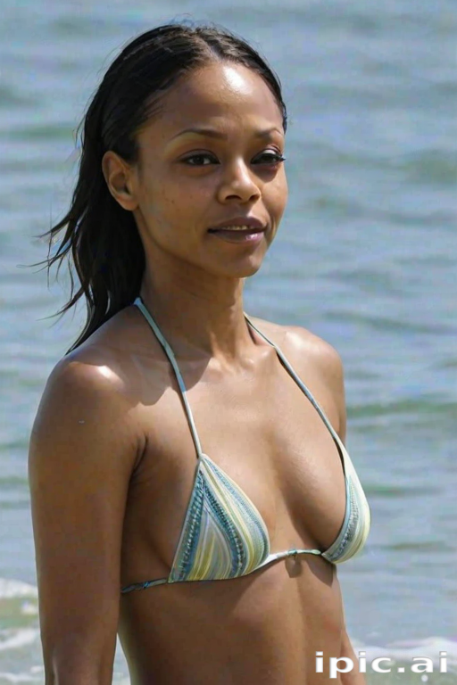 Zoe Saldana in bikini
