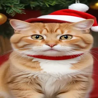christmas images cats