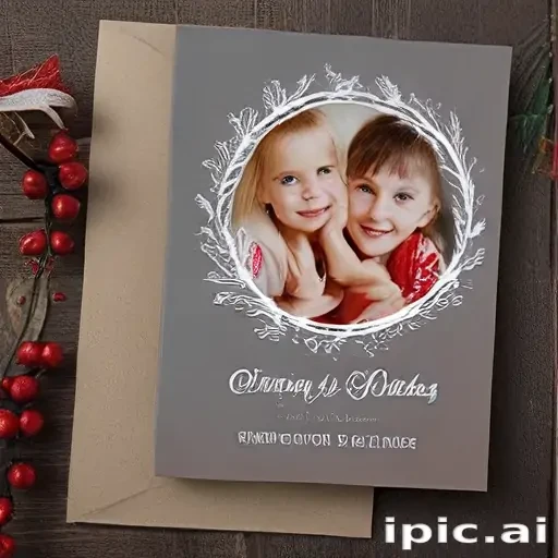 christmas card template psd