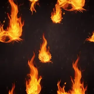 background with fire