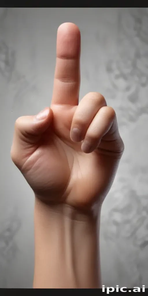 point finger png