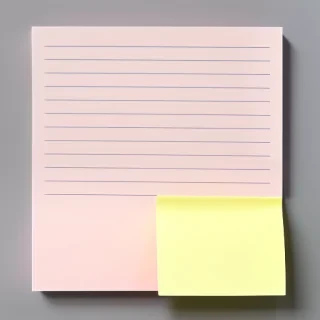 aesthetic cute sticky note png