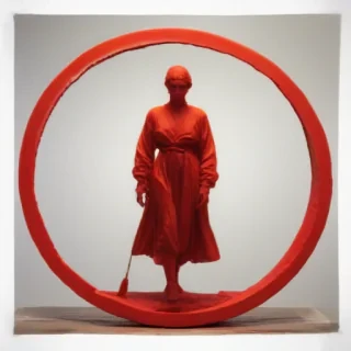 red circle