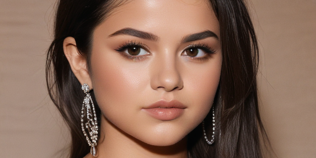 selena gomez brows