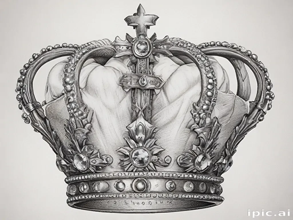 crown drawing