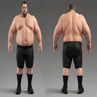 fat man black