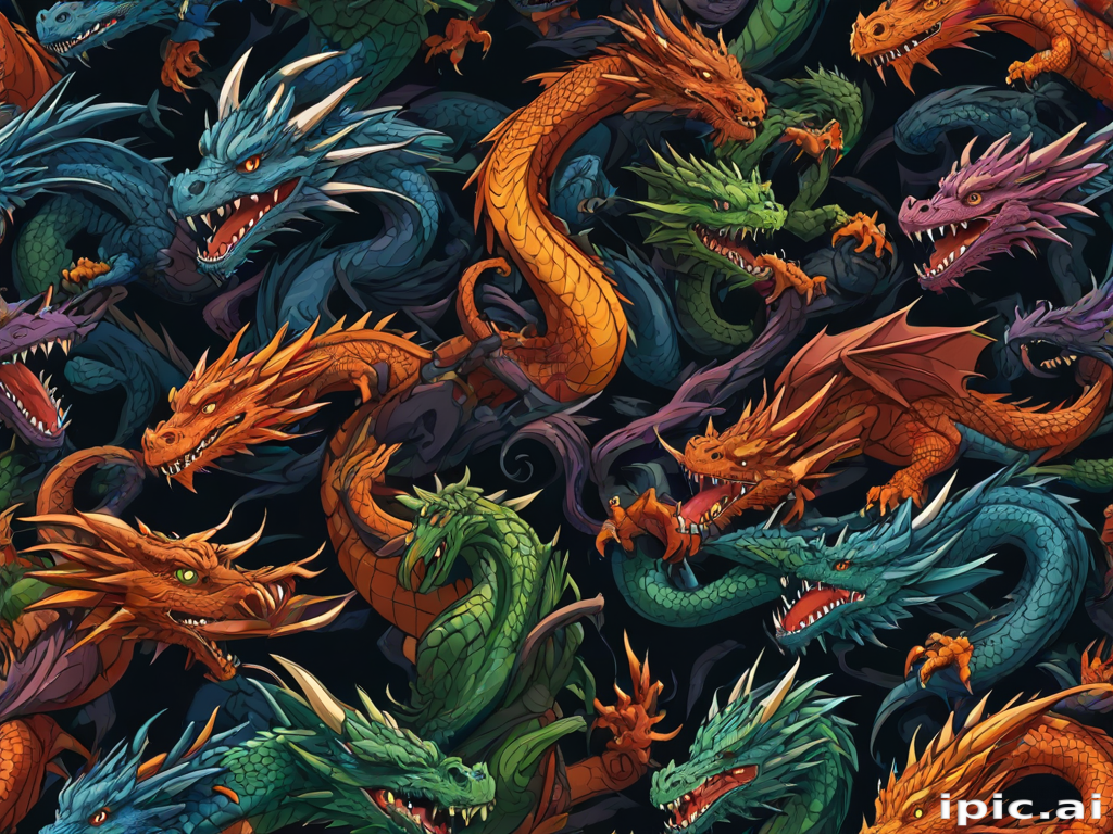 dragons background