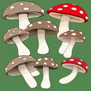 mushroom clipart