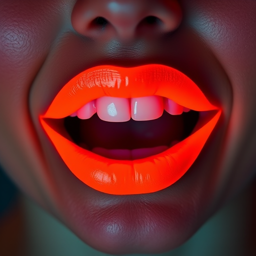 Neon orange lips electrify with bold energy in the "Citrus Shock" design, featuring a vivid, attention-grabbing hue that seems to glow from within, creating a daring and playful lip look that's ideal for summer festivals, vibrant photoshoots, or making a statement at any event