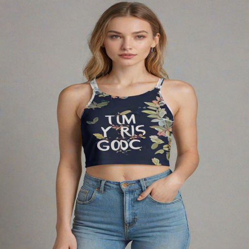 crop top mock up