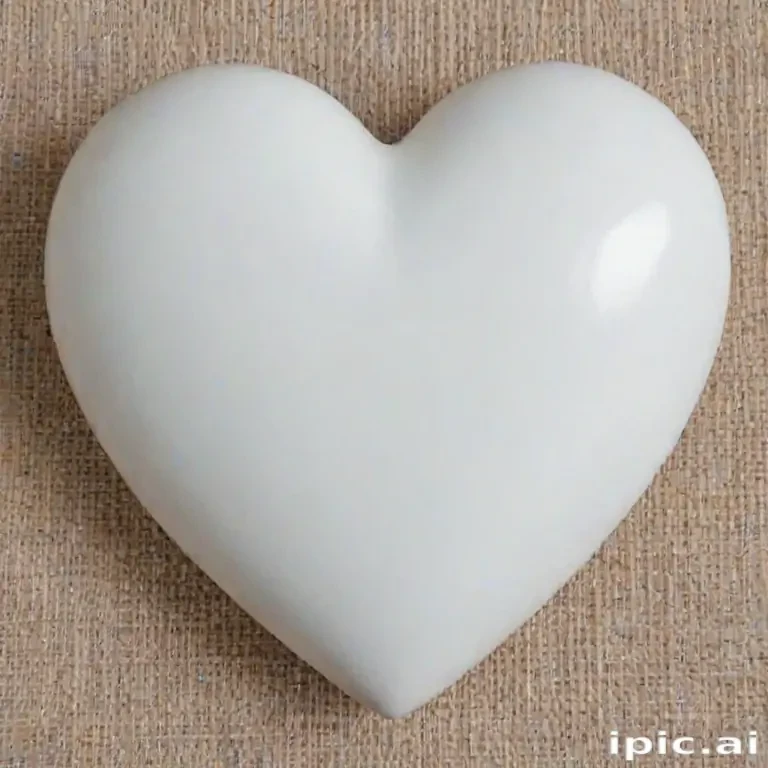 white heart