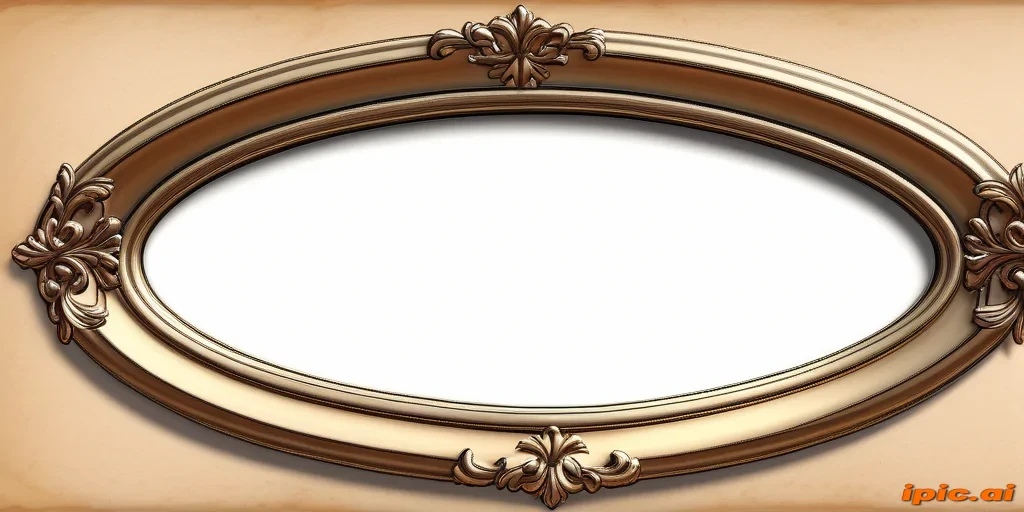 oval frame clipart