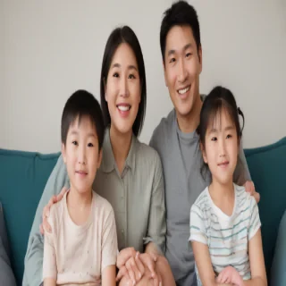 free use asian family
