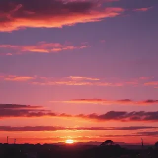 aesthetic wallpaper sunset