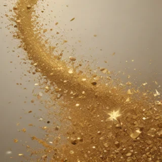 gold glitter png