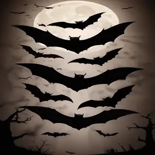images of bats for halloween