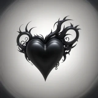 black heart images