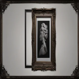 black frame transparent