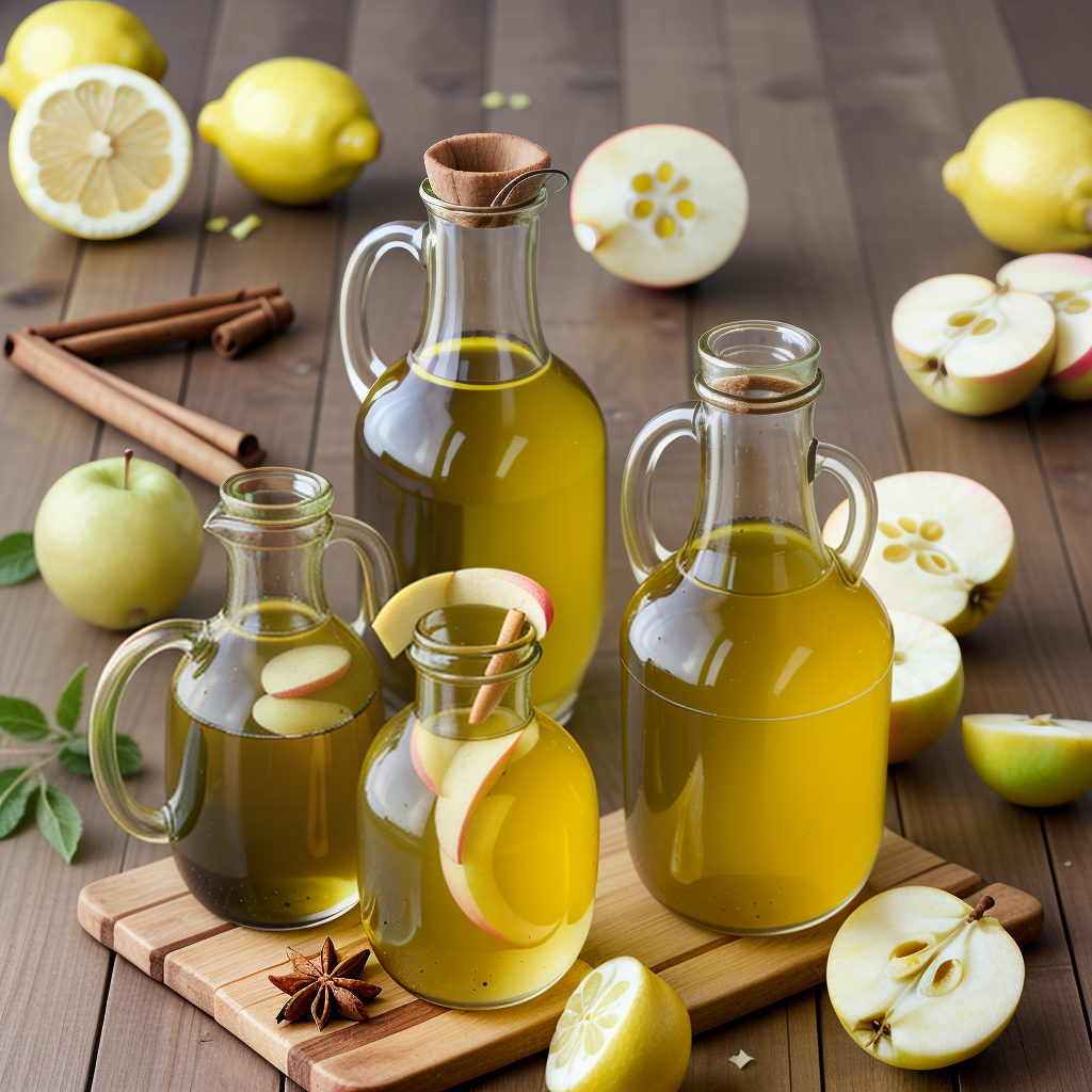 lemon and apple cider vinegar