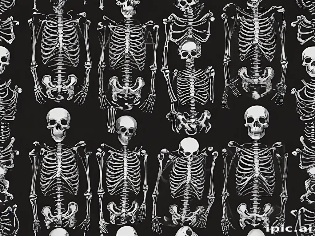 skeleton background