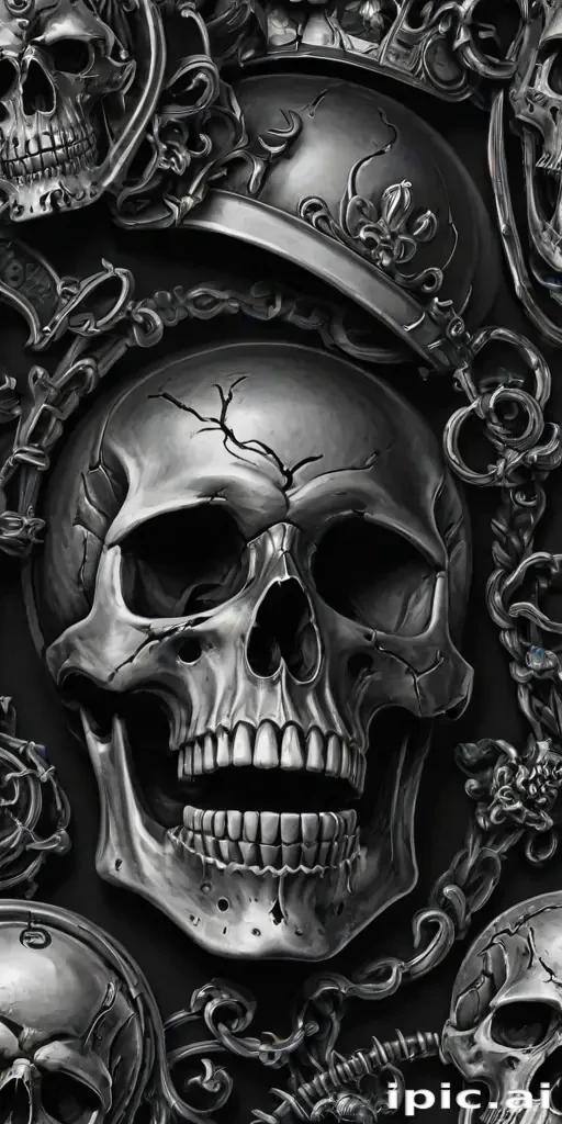 skull phone wallpaper