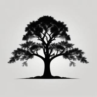 tree png silhouette