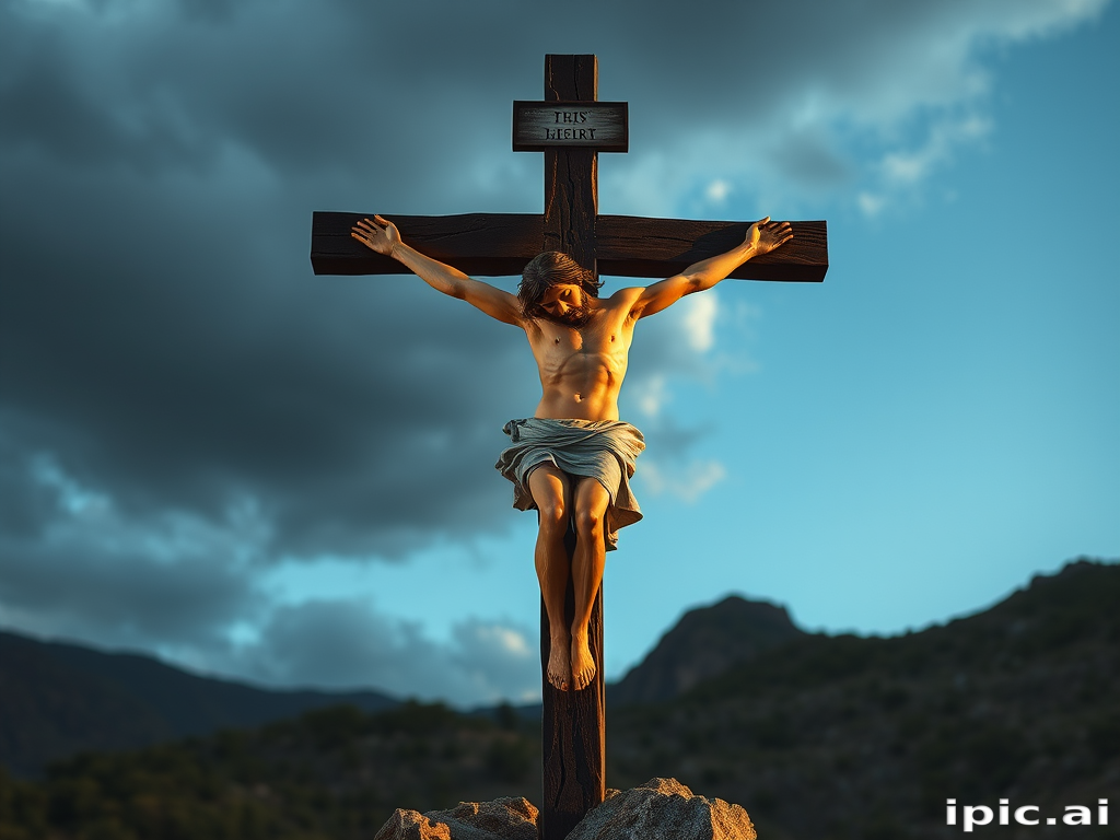 christ on the cross image