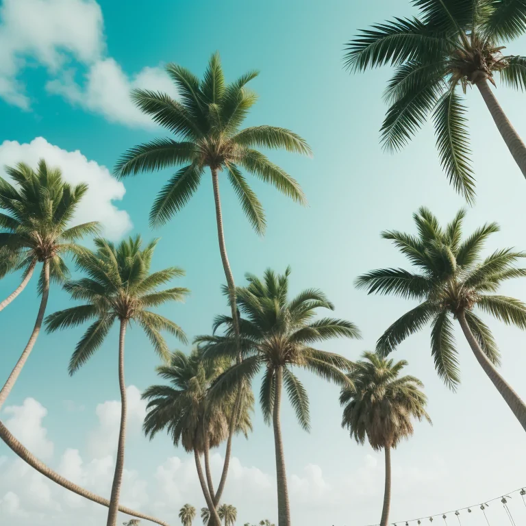 palm trees background