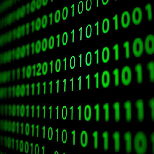 digital art of binary code in green glowing on a black background, close-up shot, f/2.8 aperture, 1/60 sec shutter speed, ISO 100, DSLR camera, macro lens, high contrast, vibrant colors