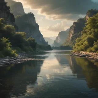 background river