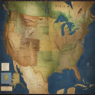 mapa usa