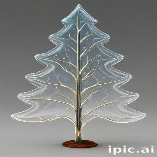 transparent christmas tree