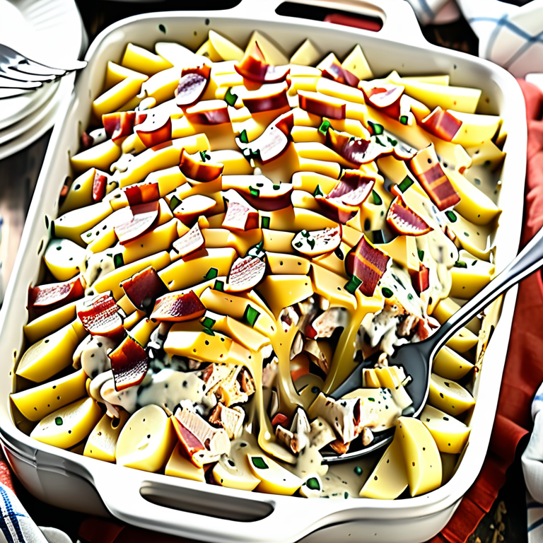 chicken bacon ranch casserole with potatoes