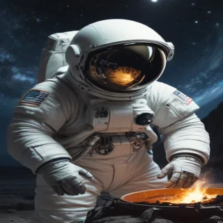astronaut cartoon